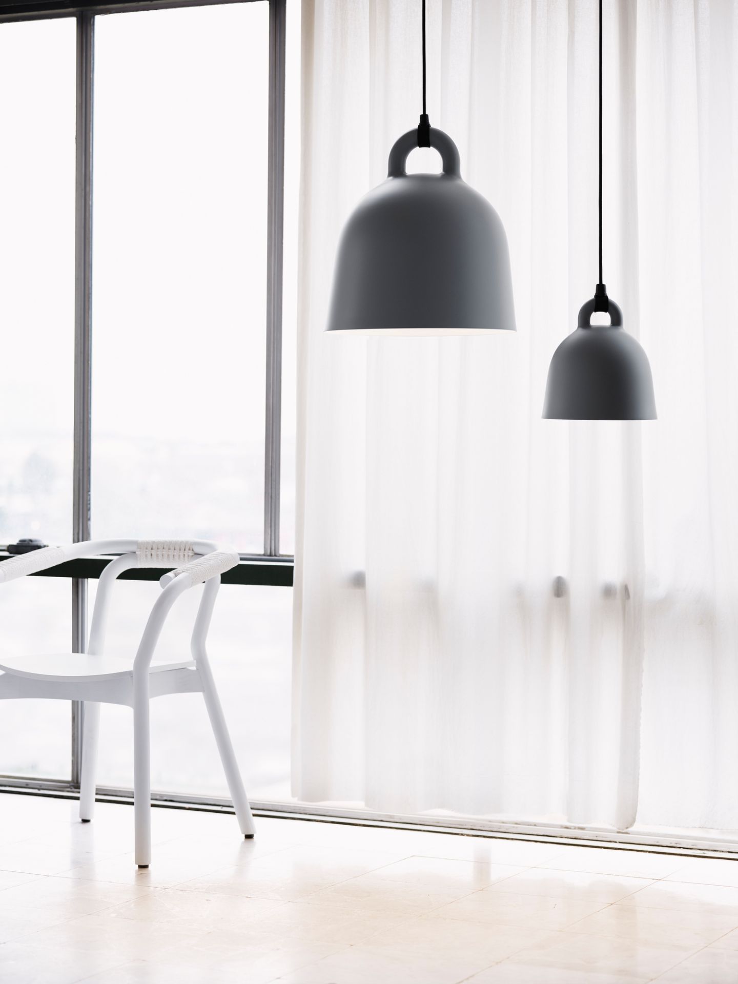 Normann Copenhagen Bell Suspension Lamp Large Sand